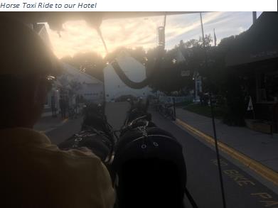Horse Taxi Ride to our Hotel