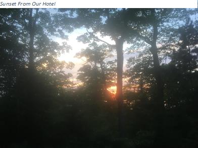 Sunset From Our Hotel